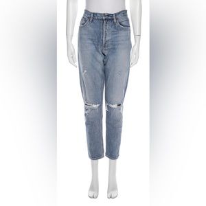 Agolde mid rise straight jeans sz 27